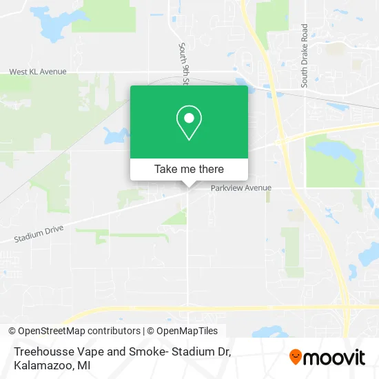 Mapa de Treehousse Vape and Smoke- Stadium Dr