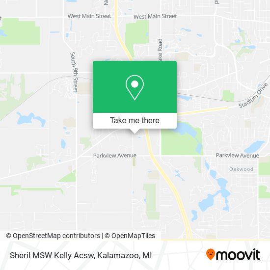 Sheril MSW Kelly Acsw map