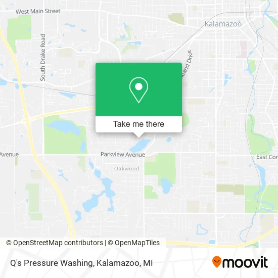 Q's Pressure Washing map