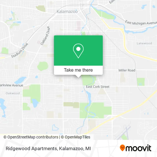 Ridgewood Apartments map