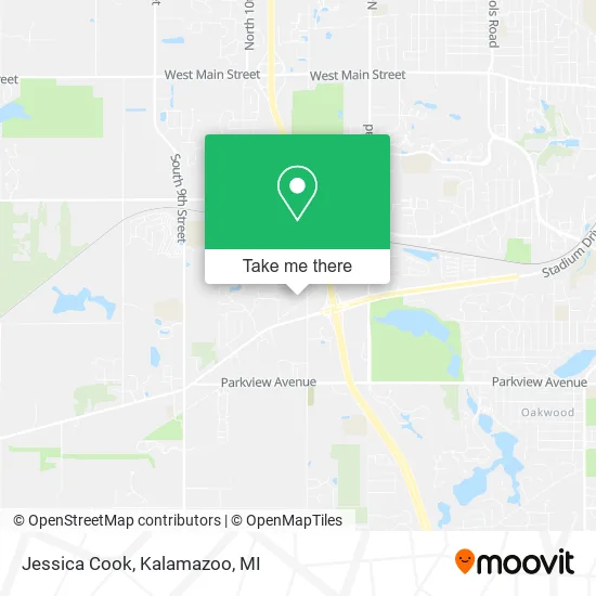 Jessica Cook map