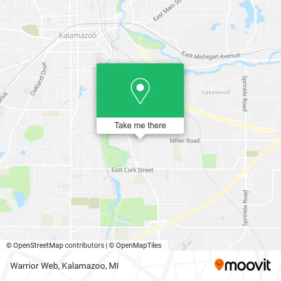 Warrior Web map
