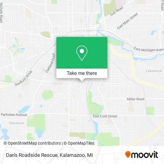 Dan's Roadside Rescue map