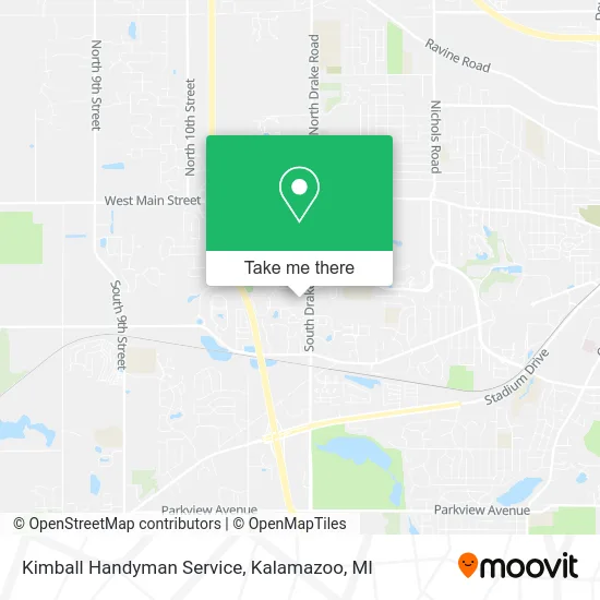 Kimball Handyman Service map