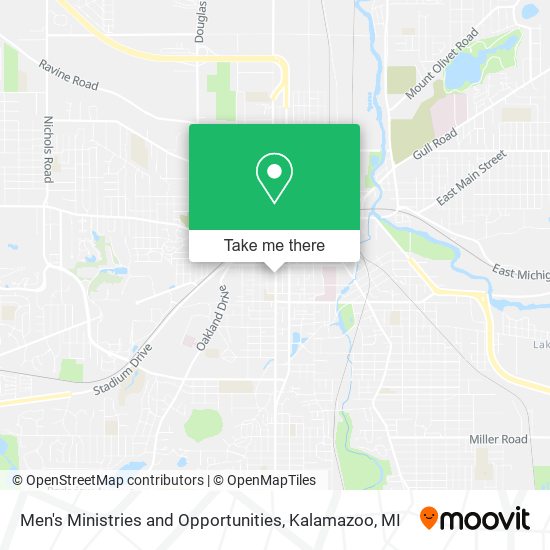 Mapa de Men's Ministries and Opportunities