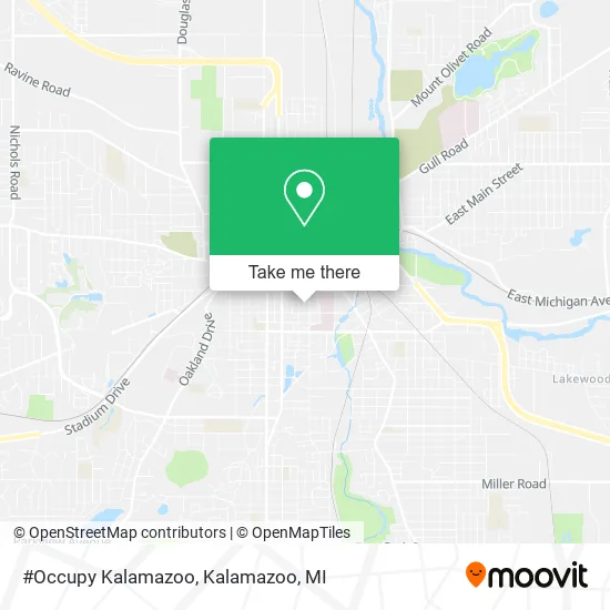 #Occupy Kalamazoo map