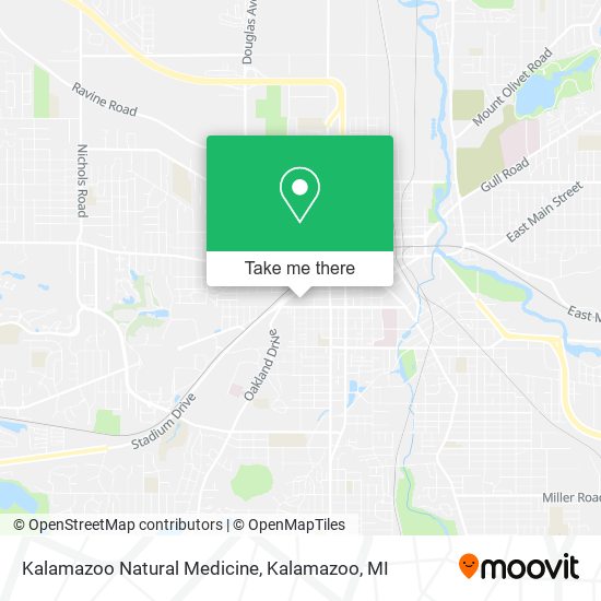 Kalamazoo Natural Medicine map