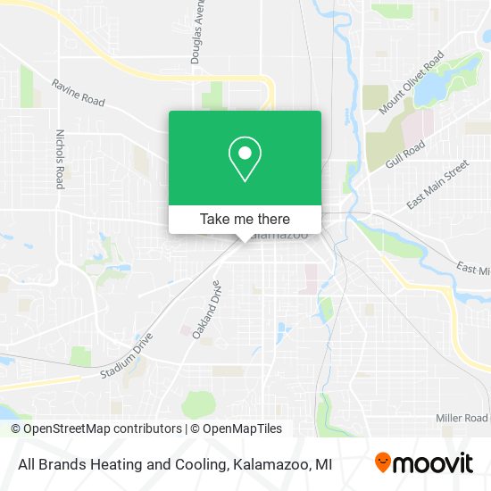 All Brands Heating and Cooling map