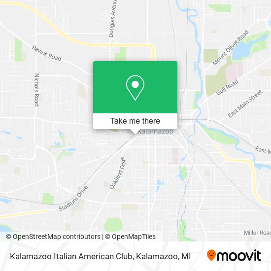 Kalamazoo Italian American Club map