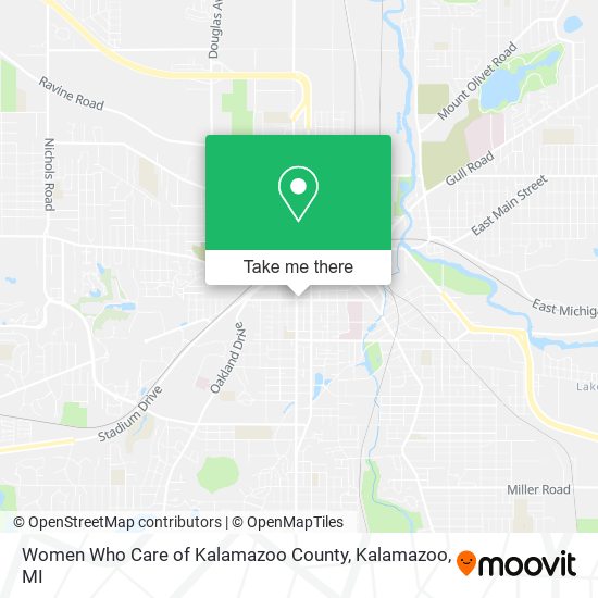 Women Who Care of Kalamazoo County map