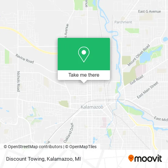 Discount Towing map