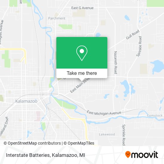Interstate Batteries map