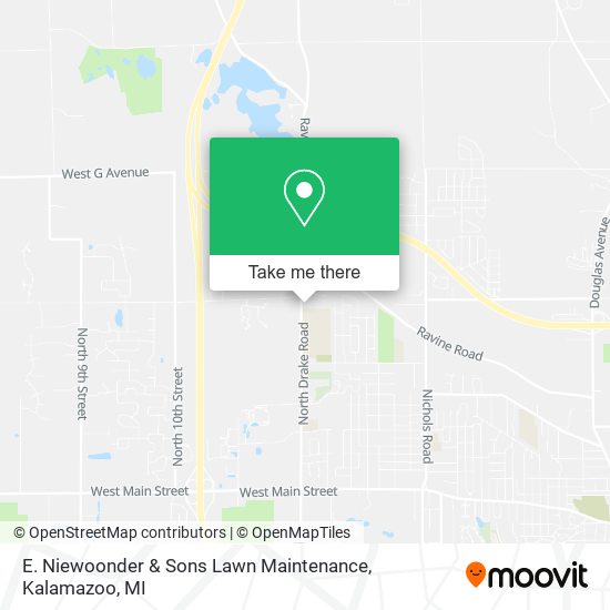 Mapa de E. Niewoonder & Sons Lawn Maintenance