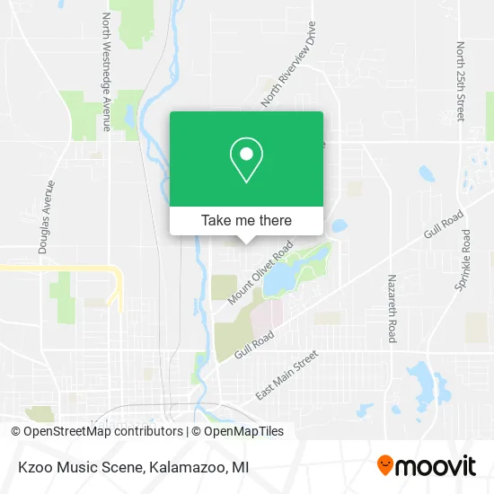 Kzoo Music Scene map