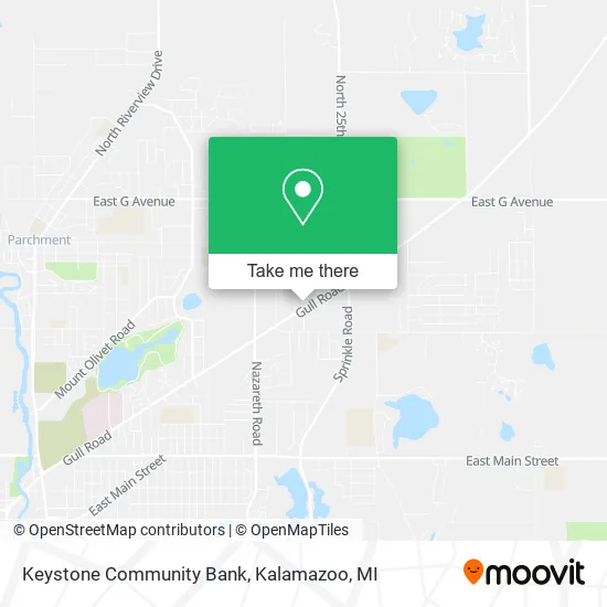 Keystone Community Bank map