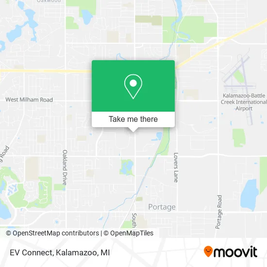 EV Connect map