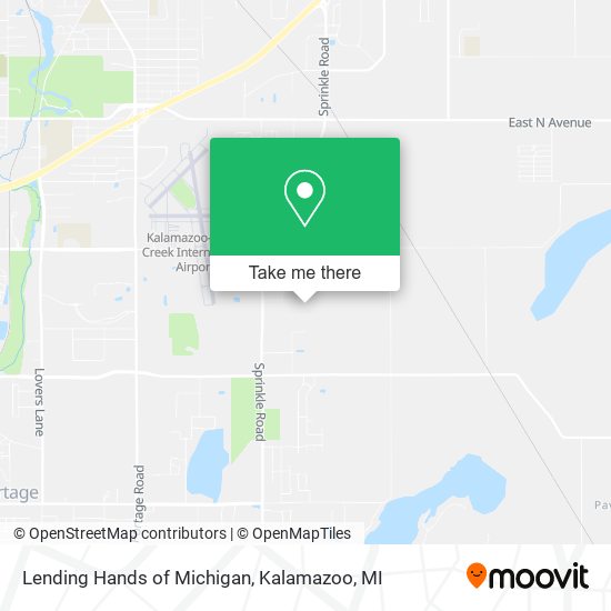 Mapa de Lending Hands of Michigan