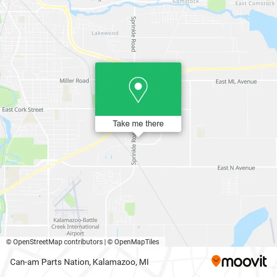 Can-am Parts Nation map