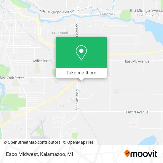 Mapa de Esco Midwest