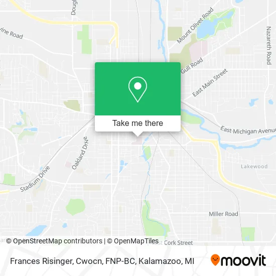 Frances Risinger, Cwocn, FNP-BC map