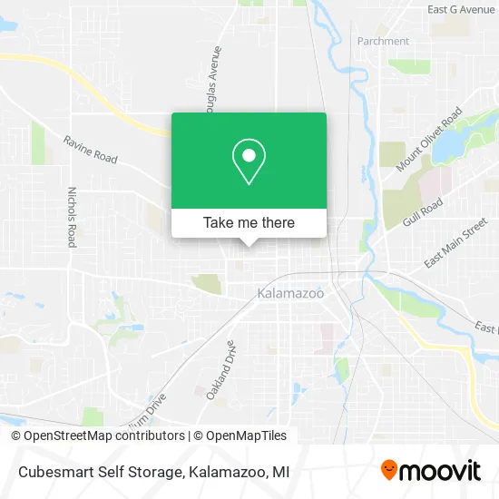 Cubesmart Self Storage map