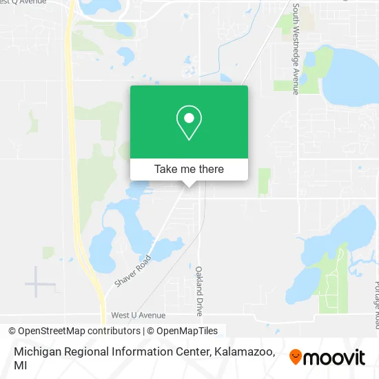 Michigan Regional Information Center map