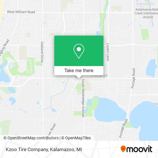 Kzoo Tire Company map