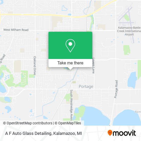 A F Auto Glass Detailing map