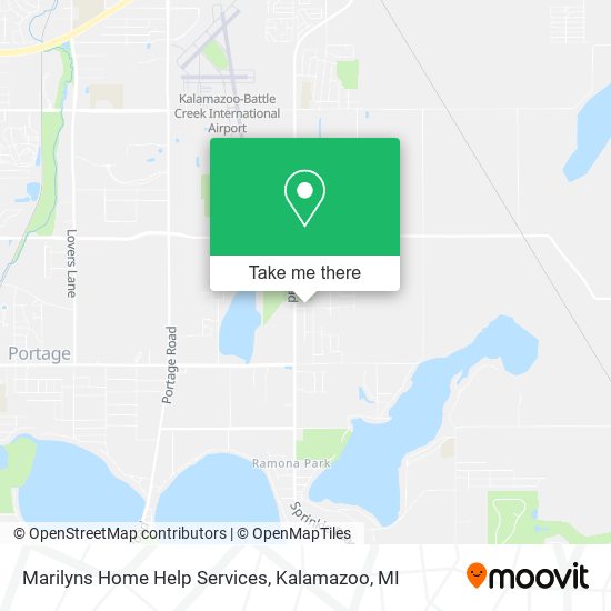 Marilyns Home Help Services map