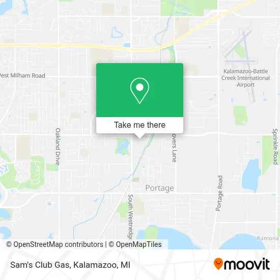 Sam's Club Gas map