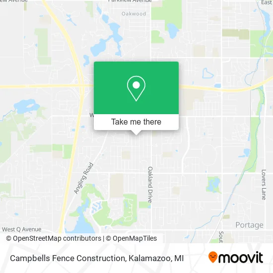 Mapa de Campbells Fence Construction