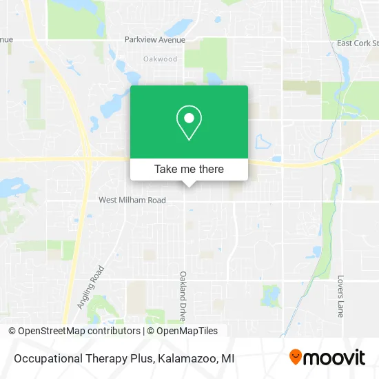 Occupational Therapy Plus map