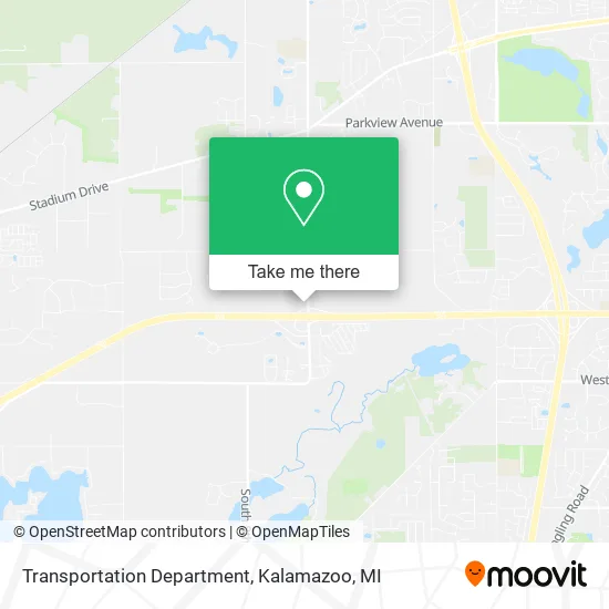 Mapa de Transportation Department