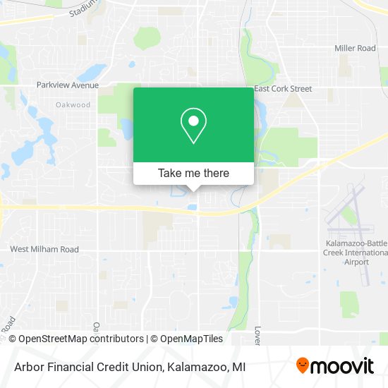 Mapa de Arbor Financial Credit Union