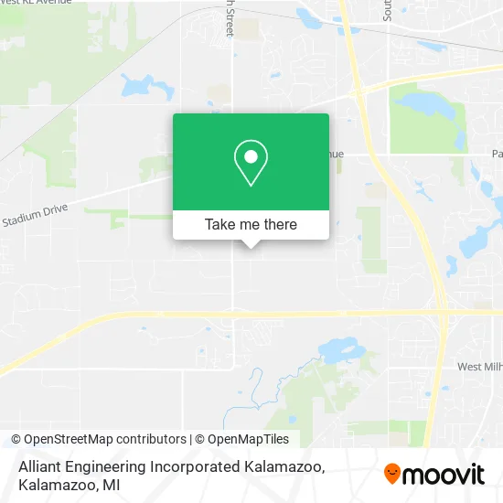 Mapa de Alliant Engineering Incorporated Kalamazoo