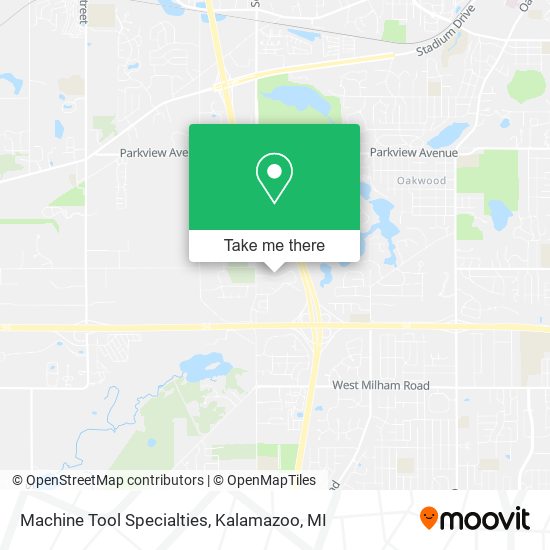 Machine Tool Specialties map