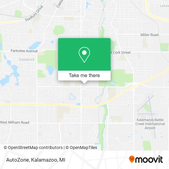 AutoZone map