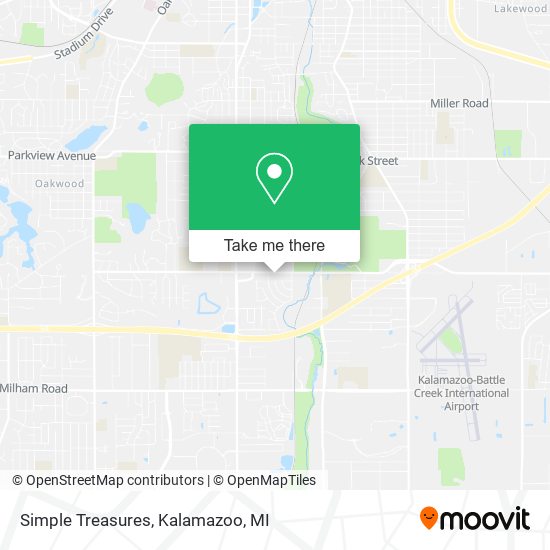 Simple Treasures map