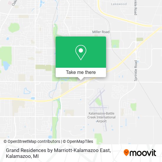 Mapa de Grand Residences by Marriott-Kalamazoo East