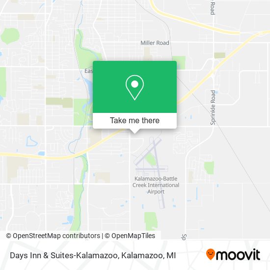 Days Inn & Suites-Kalamazoo map