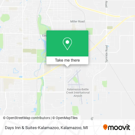 Days Inn & Suites-Kalamazoo map