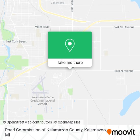 Road Commission of Kalamazoo County map