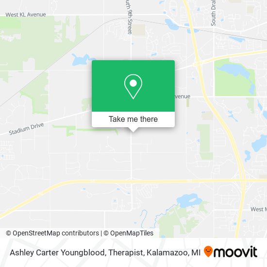 Mapa de Ashley Carter Youngblood, Therapist