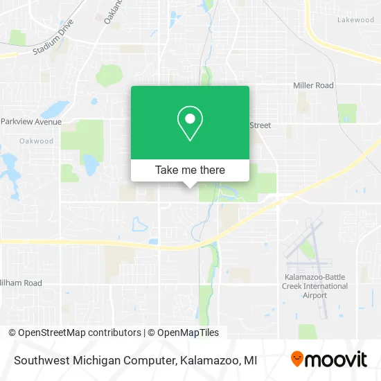 Southwest Michigan Computer map