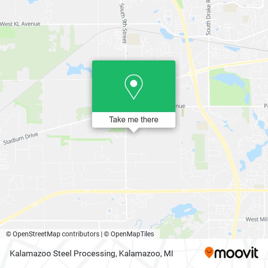 Kalamazoo Steel Processing map