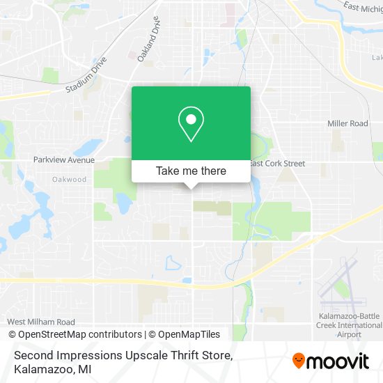Mapa de Second Impressions Upscale Thrift Store