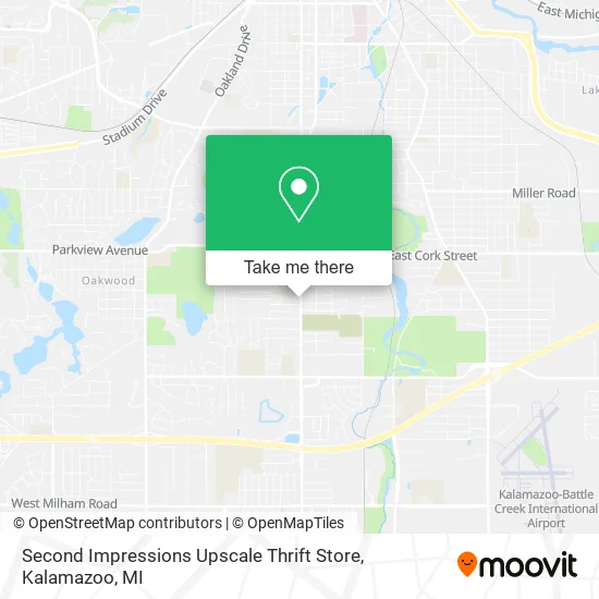 Mapa de Second Impressions Upscale Thrift Store