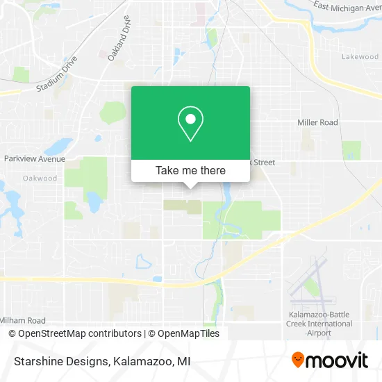 Starshine Designs map