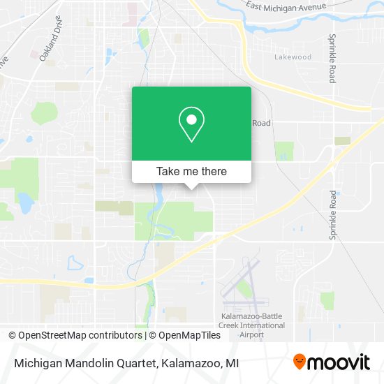 Michigan Mandolin Quartet map
