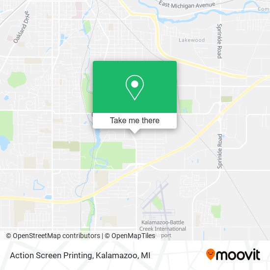 Mapa de Action Screen Printing